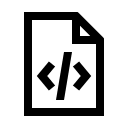 Code File Document Free Open-Source SVG Icon