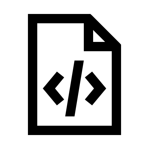 Code File Document Free Open-Source SVG Icon (Icons8 Windows 10 Icons)