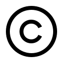 Copyright Symbol Free Open-Source SVG Icon