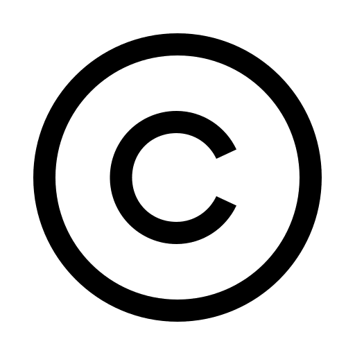 Copyright Symbol Free Open-Source SVG Icon (Icons8 Windows 10 Icons)