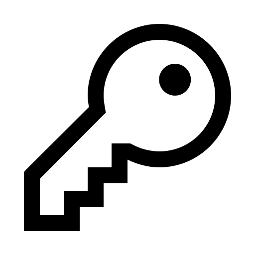 Key Symbol Free Open-Source SVG Icon (Icons8 Windows 10 Icons)