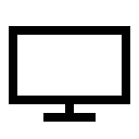 Computer Monitor Display Free Open-Source SVG Icon