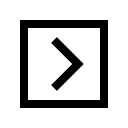 Right Squared Arrow Free Open-Source SVG Icon