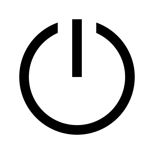Shutdown Command Free Open-Source SVG Icon (Icons8 Windows 10 Icons)