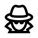 Spy Character Free Open-Source SVG Icon