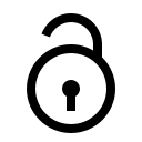 Unlock Access (Filled) Free Open-Source SVG Icon