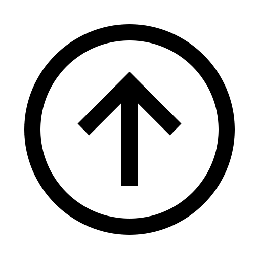 Upward Direction Round Button (Filled) Free Open-Source SVG Icon (Icons8 Windows 10 Icons)