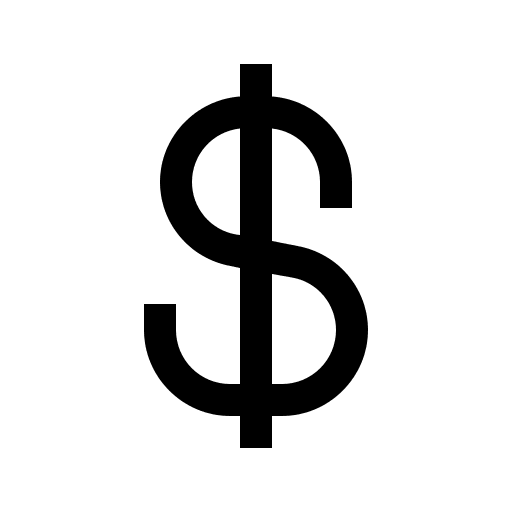 US Dollar Currency Symbol Free Open-Source SVG Icon (Icons8 Windows 10 Icons)