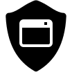 Application Shield (Icons8 Windows 8) Free Open-Source SVG Icon