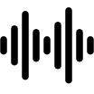 Audio Waveform Signal Free Open-Source SVG Icon