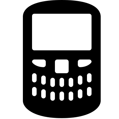 BlackBerry Mobile Device Free Open-Source SVG Icon (Icons8 Windows 8 Icons)