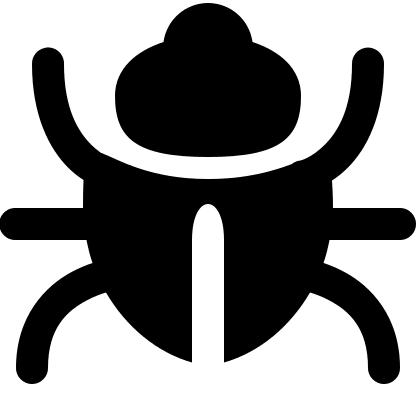 Bug Symbol Free Open-Source SVG Icon (Icons8 Windows 8 Icons)