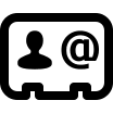 Business Contact Information Free Open-Source SVG Icon