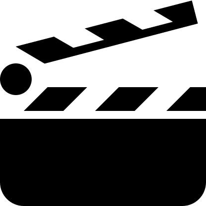 Clapperboard Movie Slate Free Open-Source SVG Icon (Icons8 Windows 8 Icons)