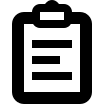 Clipboard Document Holder Free Open-Source SVG Icon