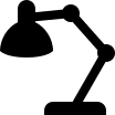 Desk Lamp Free Open-Source SVG Icon