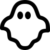 Ghost Character Free Open-Source SVG Icon