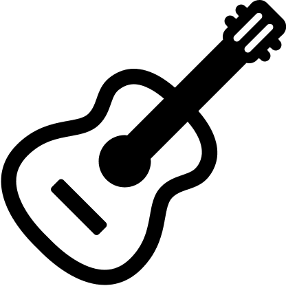 Guitar Musical Instrument Free Open-Source SVG Icon (Icons8 Windows 8 Icons)