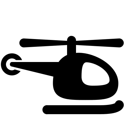 Helicopter Free Open-Source SVG Icon (Icons8 Windows 8 Icons)