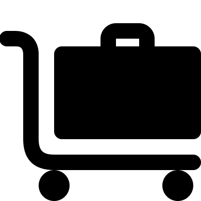 Luggage Trolley Free Open-Source SVG Icon (Icons8 Windows 8 Icons)