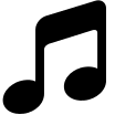 Musical Notes Free Open-Source SVG Icon