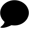 Speech Bubble Free Open-Source SVG Icon