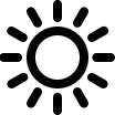 Sun Symbol Free Open-Source SVG Icon