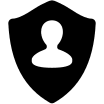 User Shield Protection Free Open-Source SVG Icon