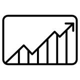 Chart Representation Free Open-Source SVG Icon