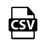 CSV File Free Open-Source SVG Icon