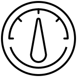 Gauge Measurement Indicator Free Open-Source SVG Icon