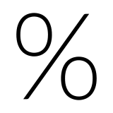 Percentage Symbol Free Open-Source SVG Icon