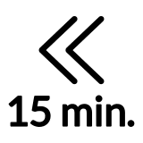 Remove 15 Minutes Free Open-Source SVG Icon