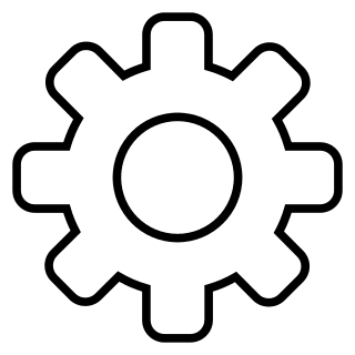 Settings Gear Interface Free Open-Source SVG Icon (Innowatio Font)