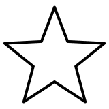 Star Outline (Innowatio Font) Free Open-Source SVG Icon