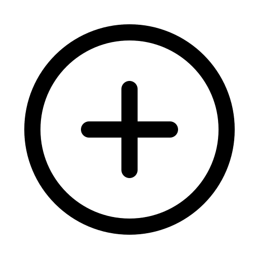 Add Circle Button (Outline) Free Open-Source SVG Icon (IonIcons)