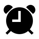 Sharp Alarm Clock (IonIcons) Free Open-Source SVG Icon