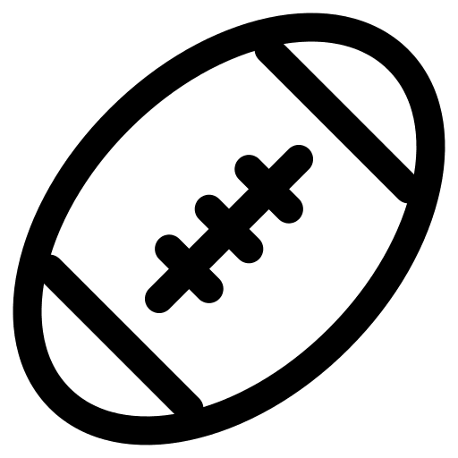 American Football (Outline) Free Open-Source SVG Icon (IonIcons)