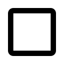 Blank Android Checkbox (Outline) Free Open-Source SVG Icon