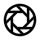 Aperture Symbol (Outline) Free Open-Source SVG Icon