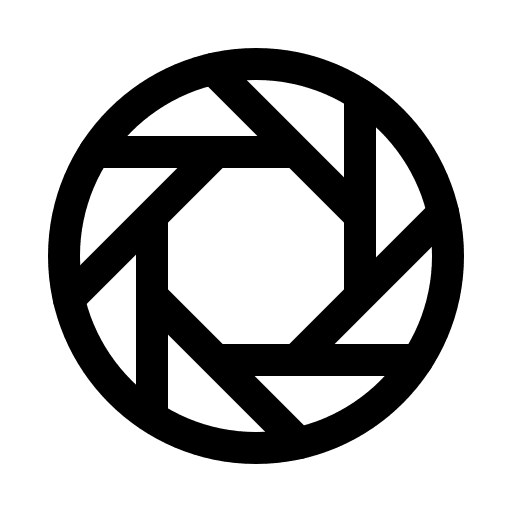 Aperture Symbol (Outline) Free Open-Source SVG Icon (IonIcons)