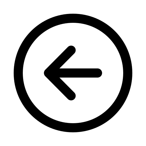 Back Arrow in Circular Outline Free Open-Source SVG Icon (IonIcons)