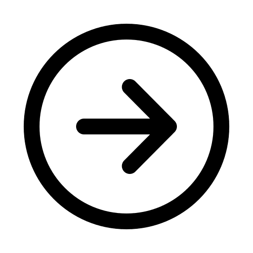 Forward Arrow in Circular Shape (Outline) Free Open-Source SVG Icon (IonIcons)