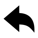 Sharp Undo Arrow (IonIcons) Free Open-Source SVG Icon