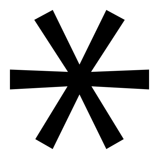 Asterisk Symbol Free Open-Source SVG Icon (IonIcons)