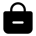 Bag Remove Action Free Open-Source SVG Icon