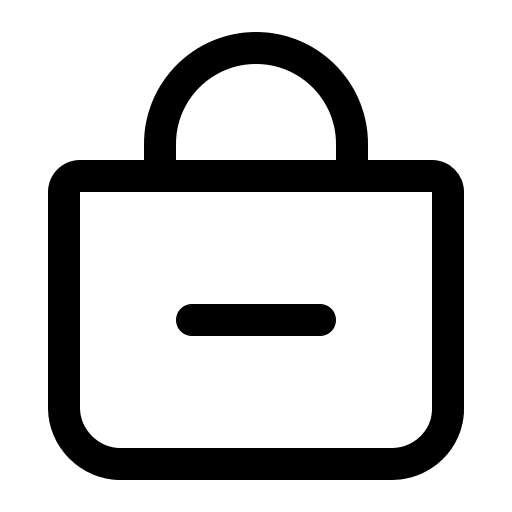 Bag Removal (Outline) Free Open-Source SVG Icon (IonIcons)