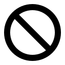 Ban Symbol Free Open-Source SVG Icon