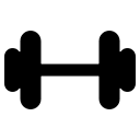 Barbell Weightlifting Equipment Free Open-Source SVG Icon