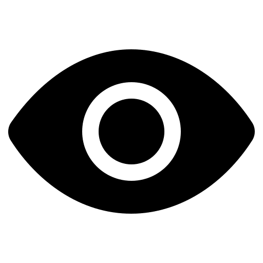 Eye Symbol Free Open-Source SVG Icon (IonIcons)